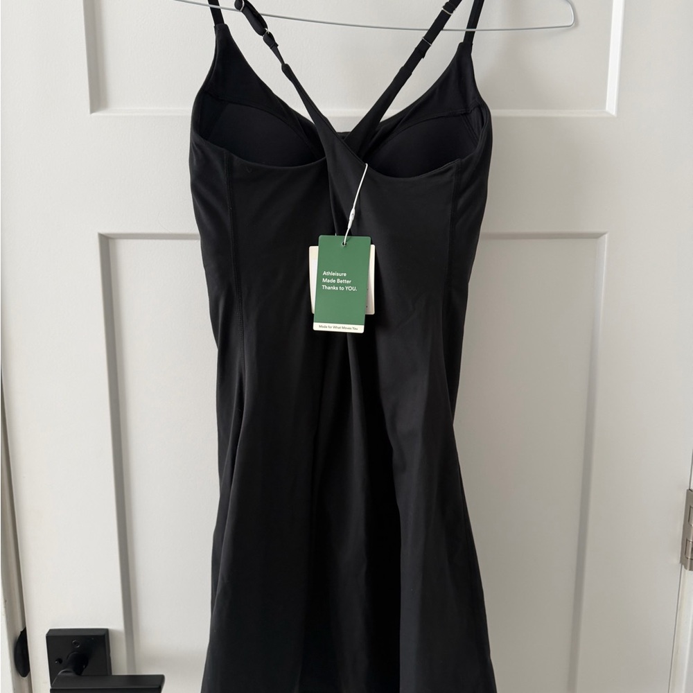 NWT HALARA SoftlyZero Plush Backless Active Dress-Easy Peezy Edition (Black | S) - Picture 3 of 9